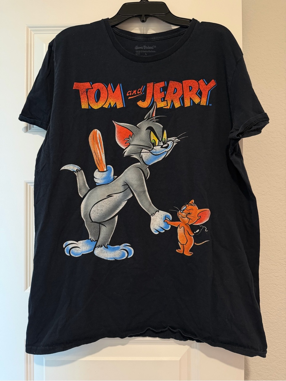 Tom and Jerry Graphic Tee - Black